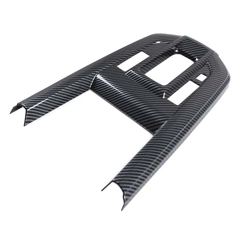 

For Isuzu D-MAX 2022-2024 ABS Carbon Fiber Car Center Console Shifter Frame Cover Decoration Stickers Interior Car Accessories