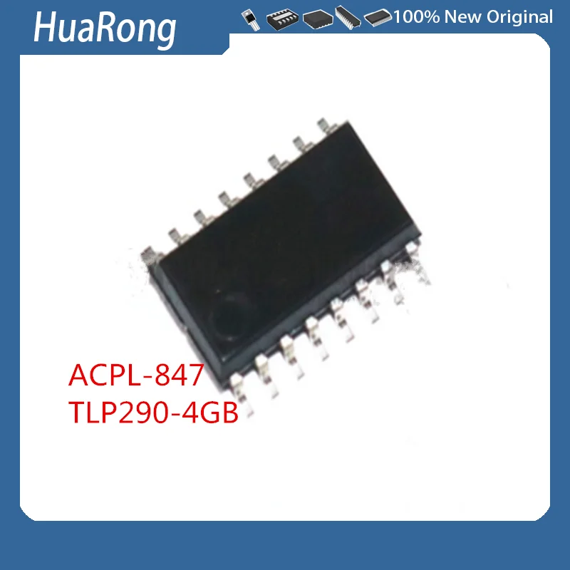 20Pcs/Lot    ACPL-847 A847 HCPL-847   A847V    TLP290-4GB UG TLP290-4  SOP16