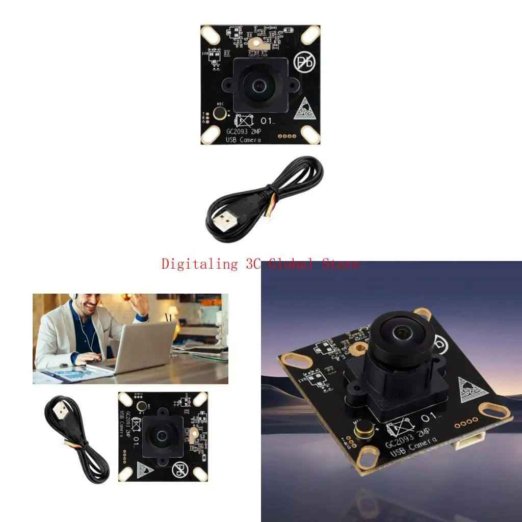 

GC2093 2MP USB Camera Module Fixed Focusing Onboard Microphone Wide Dynamic