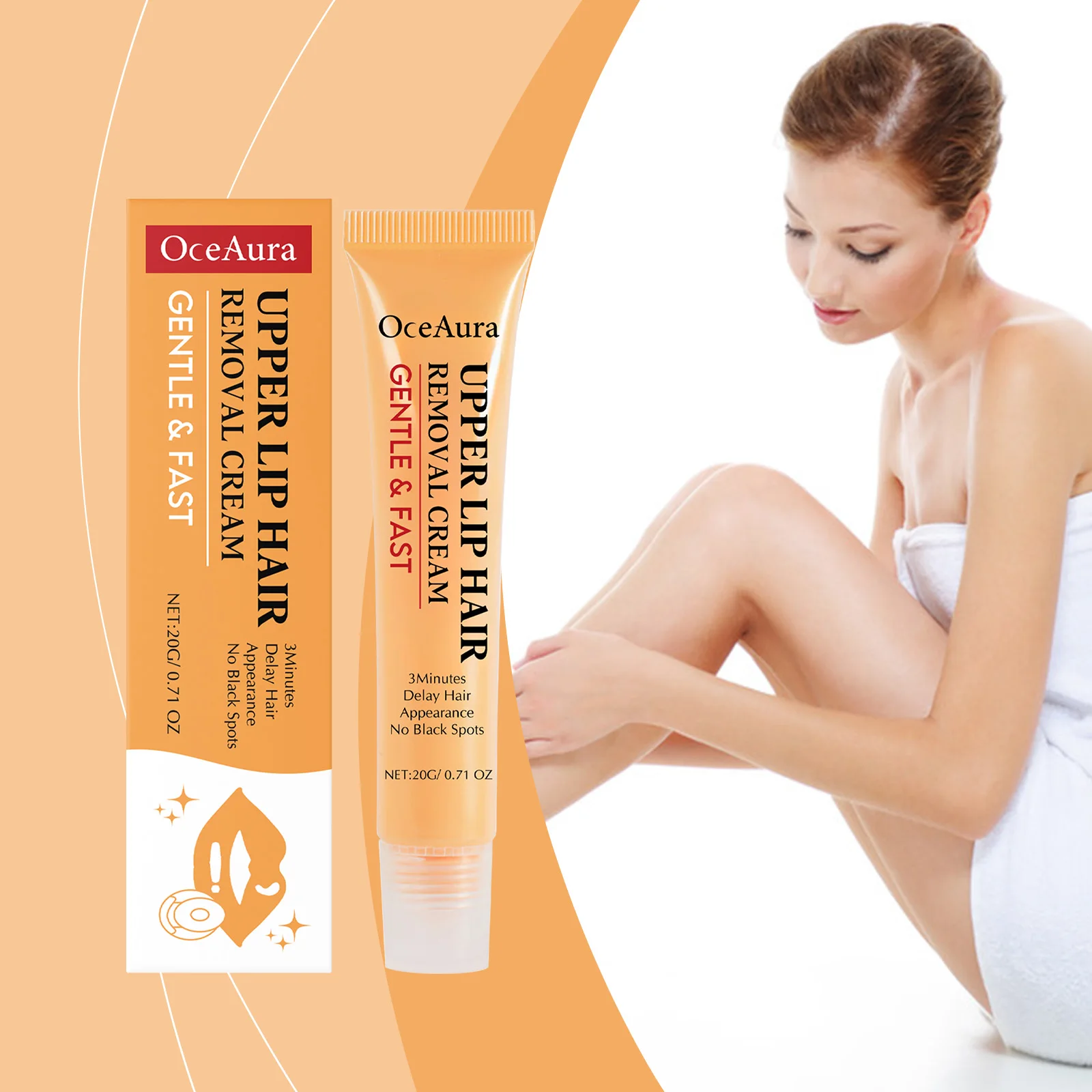

Gentle Hair Removal Cream: Cleanses Skin, Aids Hair Removal, Enhances Moisture Leaves Legs, Underarms, Lips & Body Silky Smooth