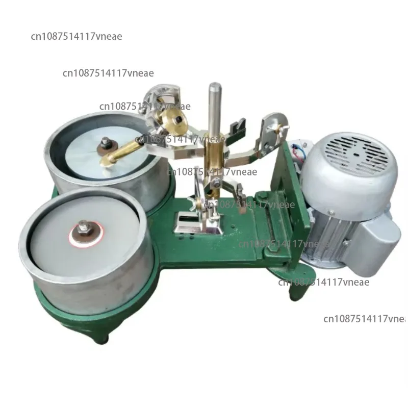 Jewelry Double Head Flat Grinding Machine Gemstone Angle Polishing Faceting Double Disc for Metal Polishing