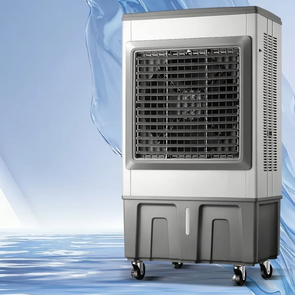 Portable Evaporative Air Cooler, Low Power Floor Standing, Home Use, Quiet Cooling Fan, Energy Efficient, Indoor Air Conditioner