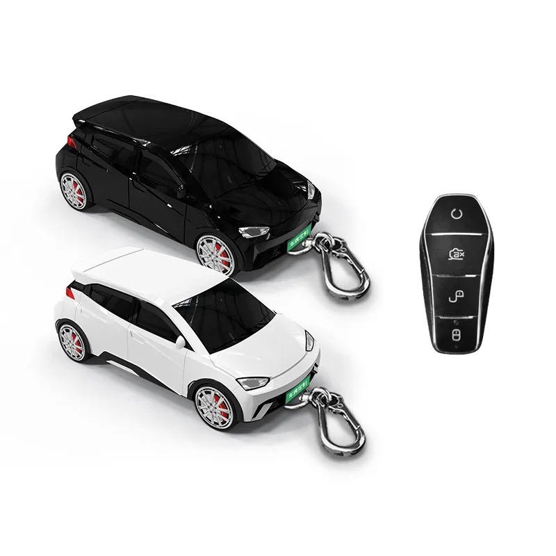 

For BYD Seagull Key Set with Light Metal Nameplate Car Model Key Protection Shell