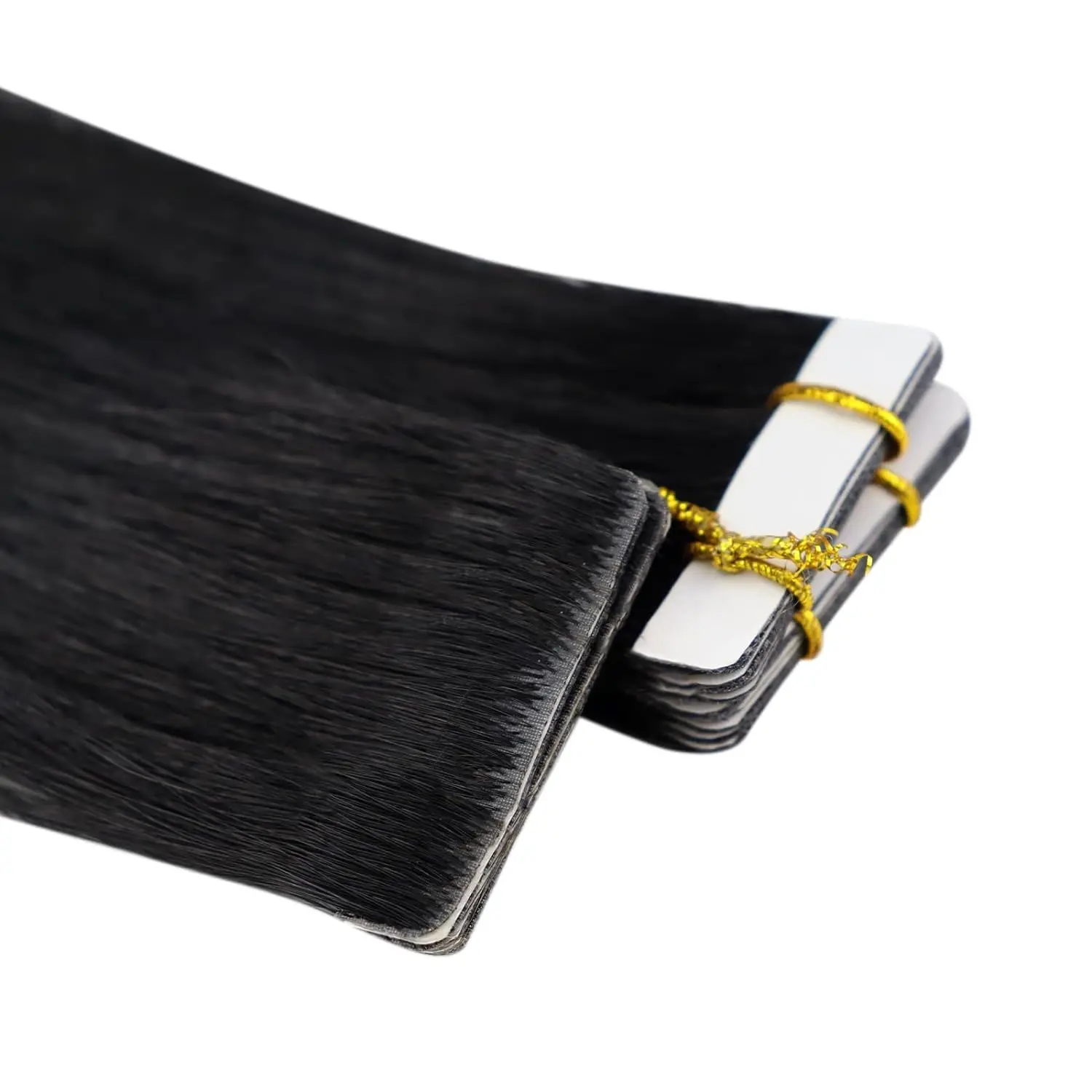 Volledige Shine Virgin Hand Gebonden Tape In Lijmen Human Hair Extensions Pu Huid Inslag Blonde Kleur Onzichtbare Naadloze Injectie