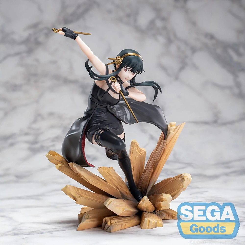 100% original em estoque sega luminasta espião × família yor forger anime figura de ação modelo decoração garagem kit coleção
