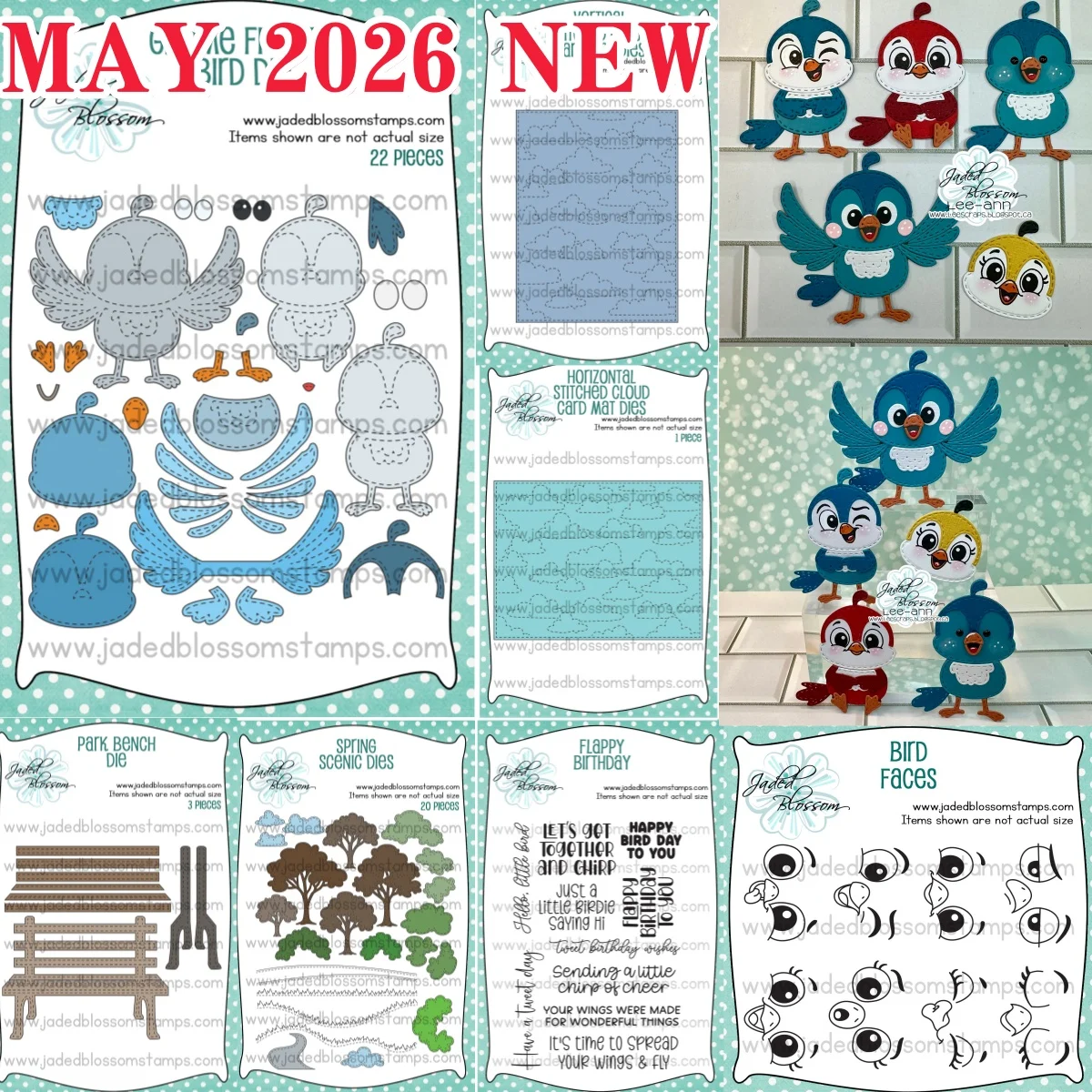 

New Spring Park Bird Scenic Clear Stamps Metal Cutting Dies Stencil For DIY Scrapbook Craft Decoration Card Template Supplies