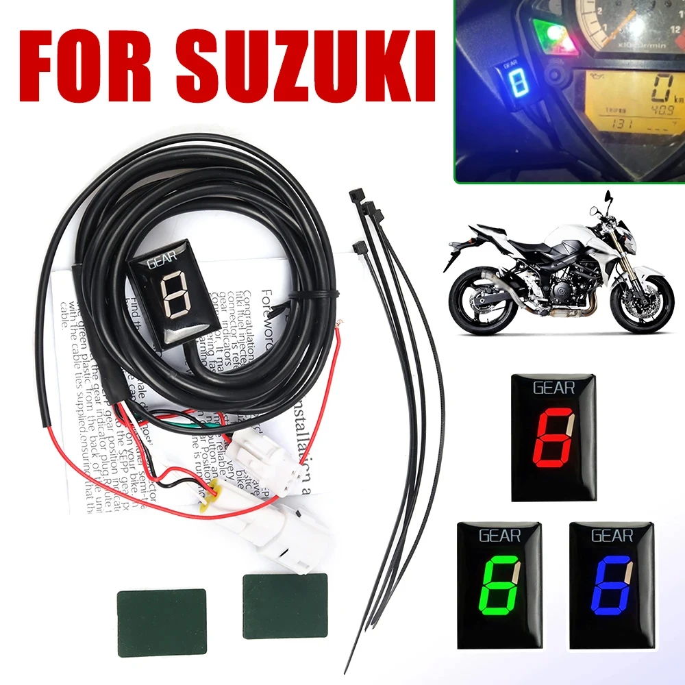 Gear Indicator FOR SUZUKI GSF650 GSF 650 GSF 1250 GSR400 GSR600 GSR750 GSR 400 600 750 GSF1250N GSF1250S Motorcycle Accessories