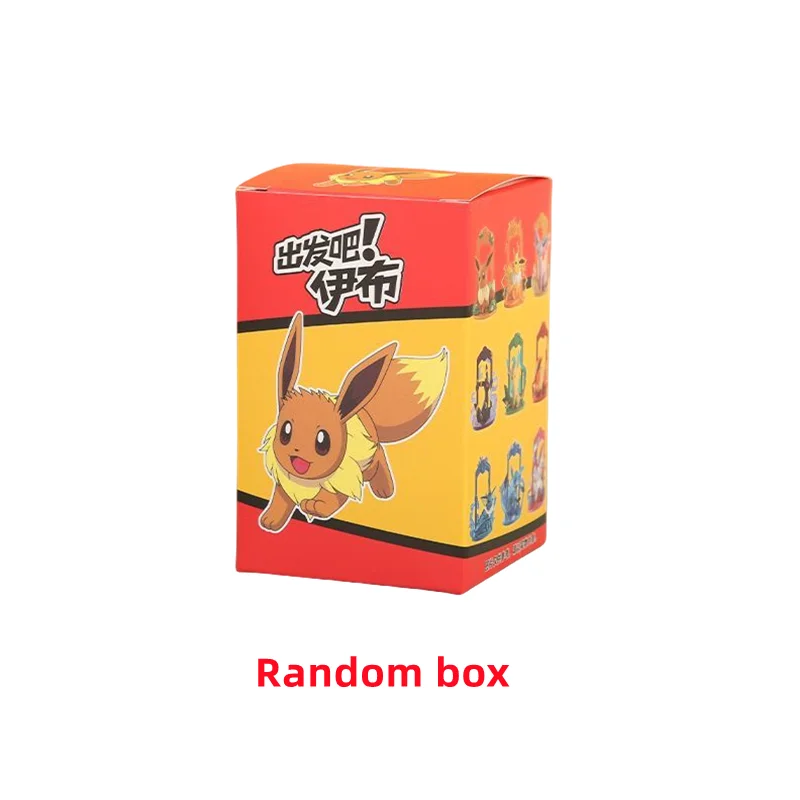 9-delige Pokémon Eeveelution Figuurset Eevee Sylveon Espeon Glaceon Leafeon Box Anime Figuur Speelgoed Verjaardagscadeau