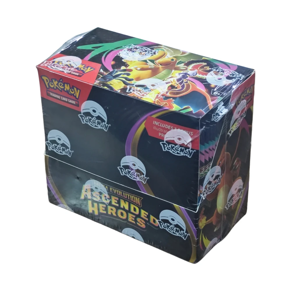 

90-360 Pcs Pokemon Card ASCENDED HEROES Evolutions English Booster Battle Pokemon Card Game Carte Trading Collection Cards Gift