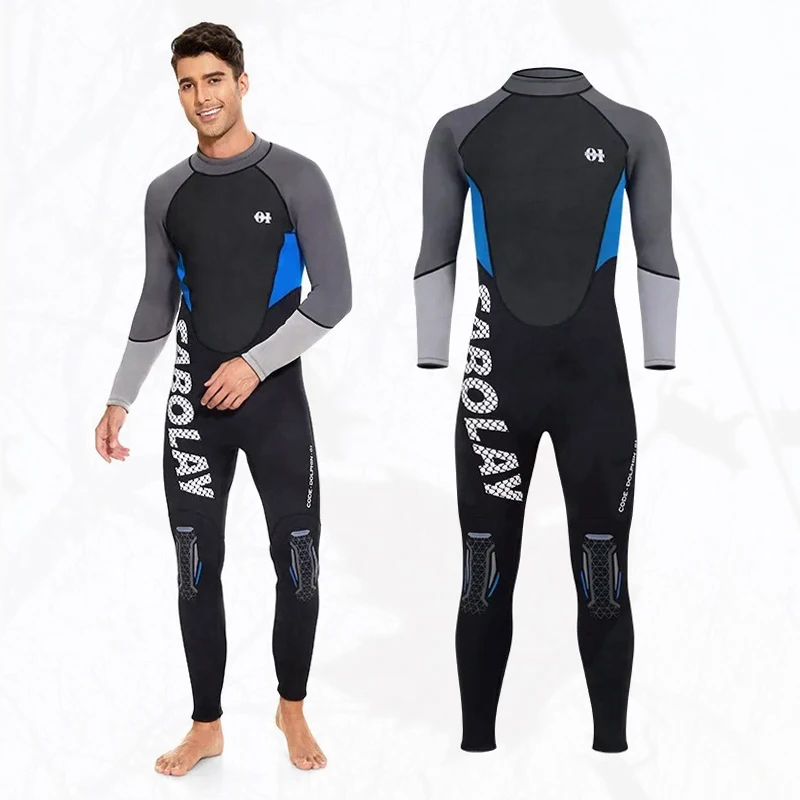

3mm Full Body Neoprene Wetsuits for Men Scuba Diving Suits Snorkeling Surfing Swimming Keep Warm for Water Sports