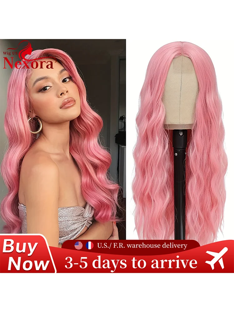 Perruque de cheveux humains rose vague de corps 13X4 13X6 Hd perruque frontale en dentelle vague de corps lâche 200 densité perruque avant de dentelle transparente brésilienne