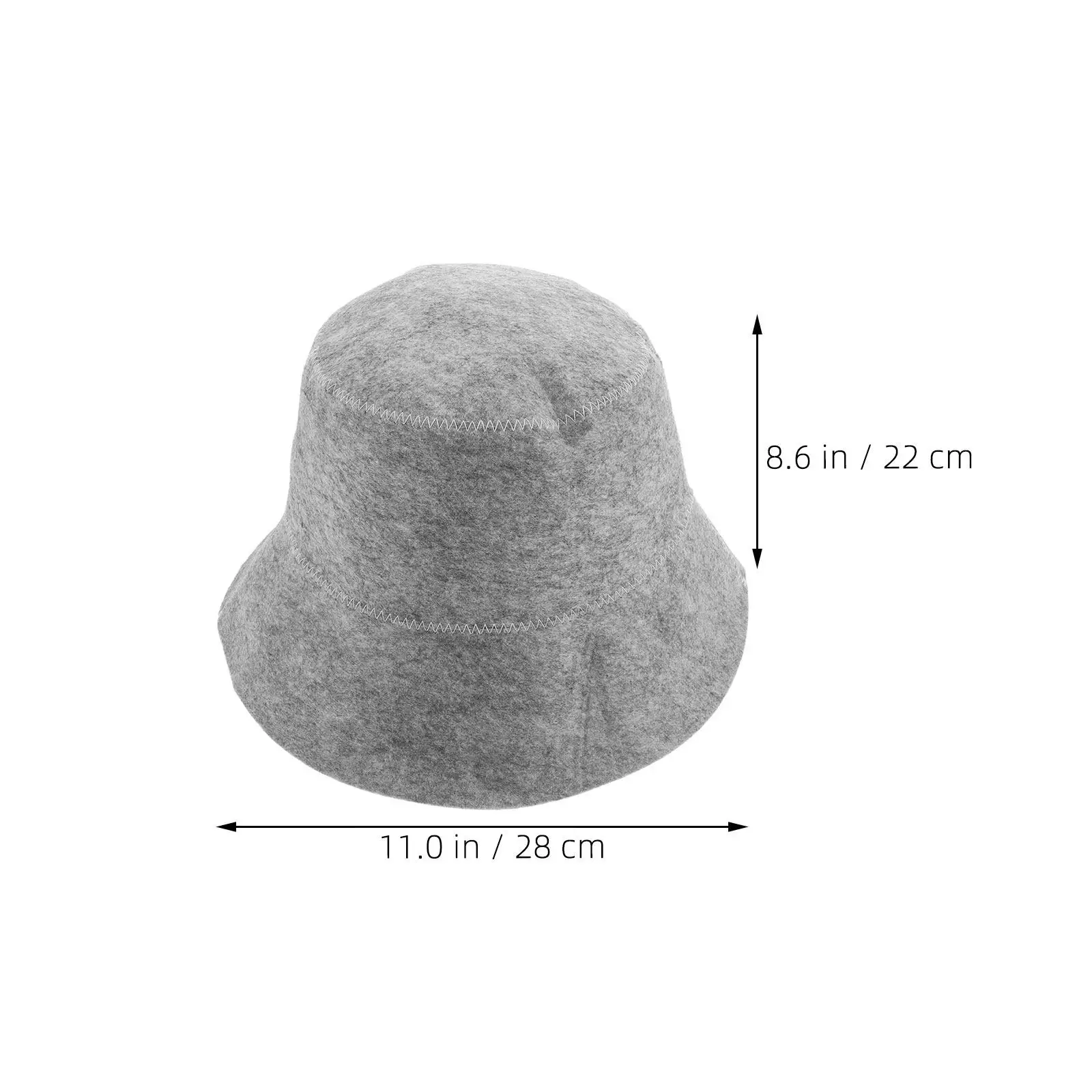 3Pcs Wool Felt Sauna Cap Moisture Wicking Thermal Steam Cap for Sauna Bath Hot Tub Vaporarium Banya Russian Spa Accessories