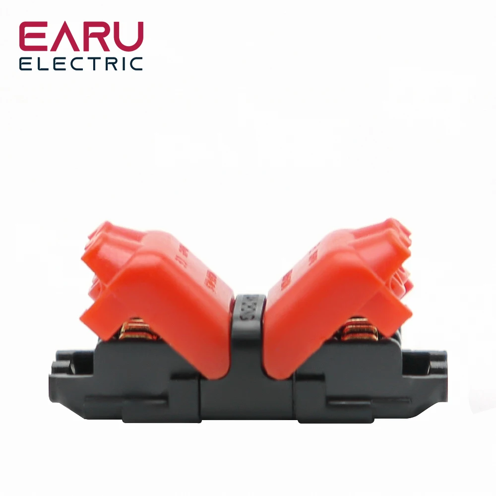 5pcs 2p Spring Connector Wire With No Welding No Screws Quick Connector Cable Clamp Terminal Block 2 Ways Easy Fit For Led Strip