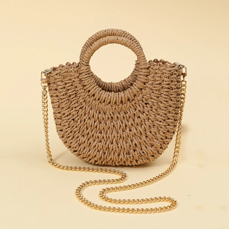 Golden Chain Accessories Metal Extension Chains Underarm Crossbody Shoulder Bag Belt Replacement Bags Strap For Women's Bag