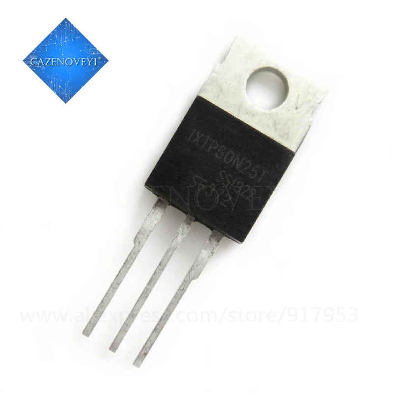 5pcs/lot IXTP50N25T 50N25  250V 50A