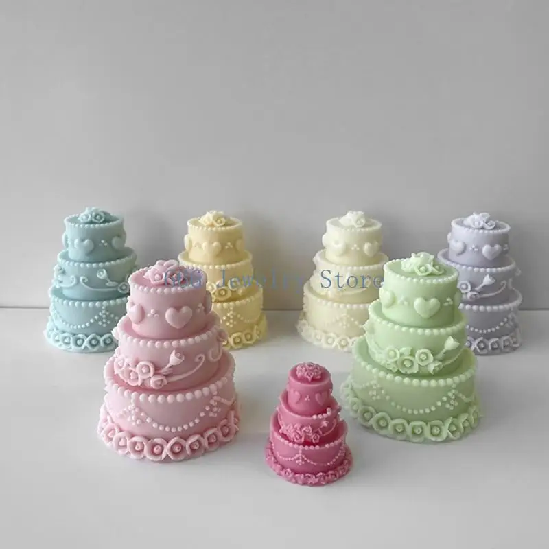 F2TD Multilayer Cake Mold Scented Ornament Mould Baking Tool Nonstick