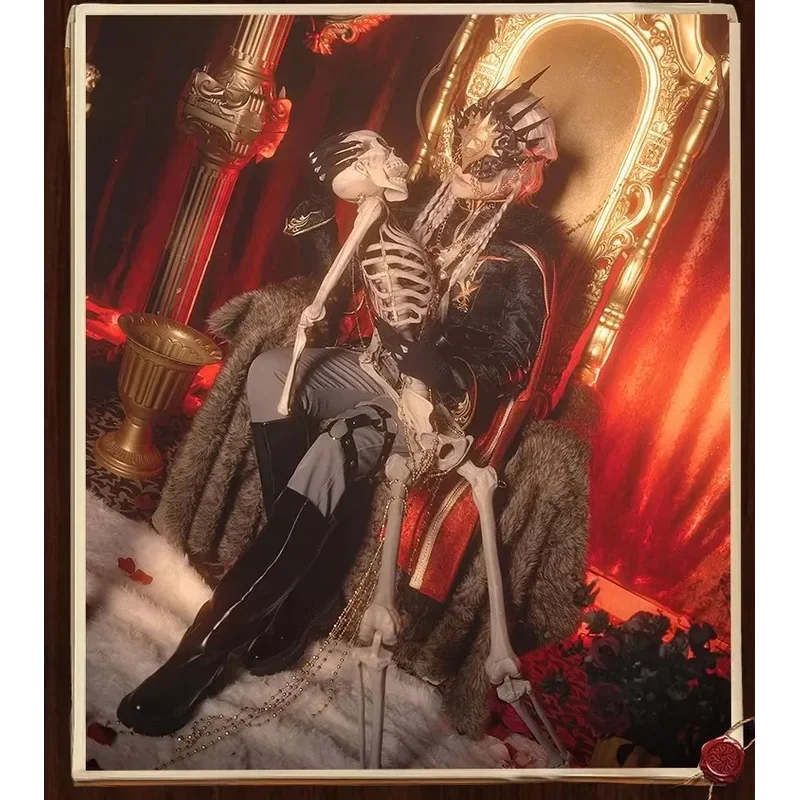 أنيمي لعبة الهوية الخامس تأثيري ساعة ليلة تأثيري حلي Morningstar Ithaqua تأثيري الرجال زي شعر مستعار أحذية لجميع القديسين