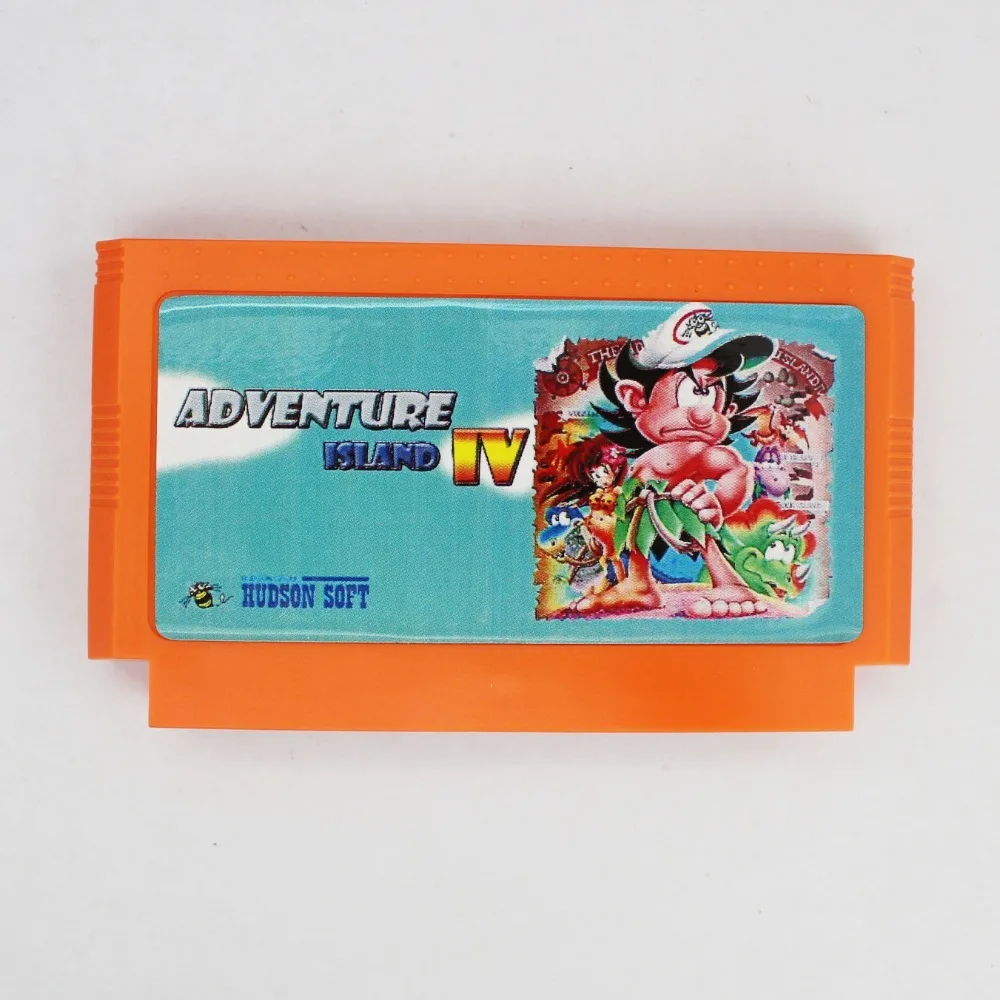Adventure Island IV tarjeta de juego de 60 pines para reproductor de juegos de 8 bits Subor