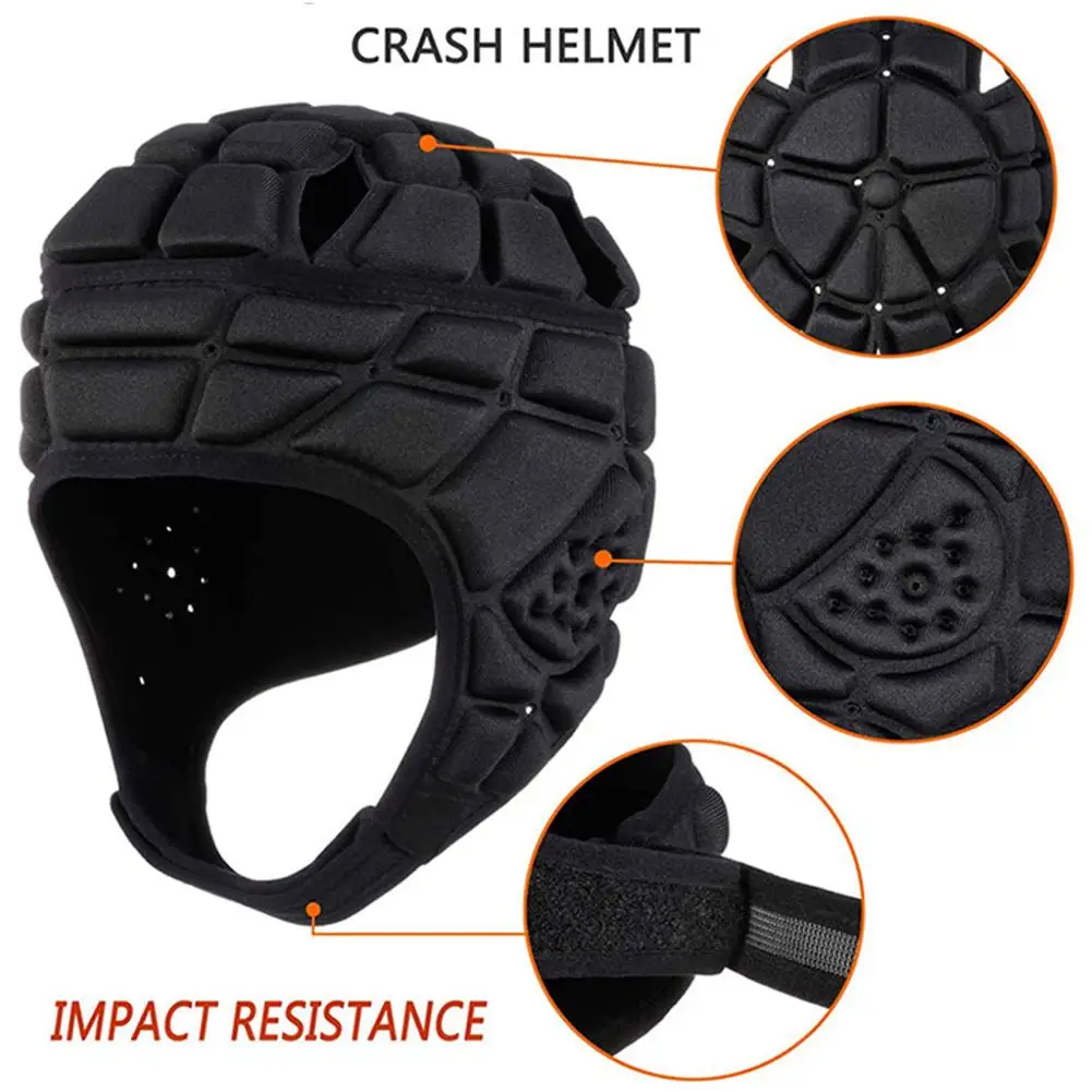 Children Helmet Head Guard Anti-collision Football Goalkeeper Helmet Protective Gear Baby Head Protector