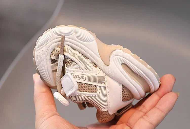 Kinder-Sneaker für Mädchen, Schulschuhe, Freizeitschuhe für Jungen, Frühling/Herbst, vielseitige Kindersneaker, atmungsaktive Mesh-Schuhe – Detail 17