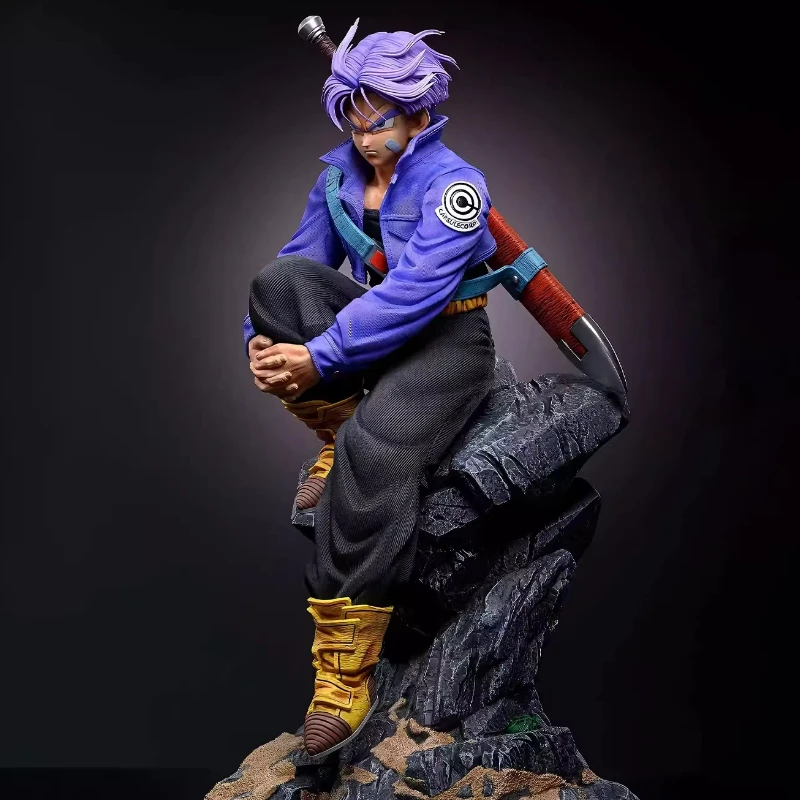 

Bandai High Quality Trunks GK Statue Super Saiyan Future Warrior Collectible Figure Desktop Ornament Gift For Anime Fans
