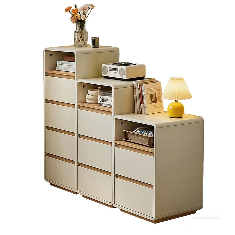 chest of drawers, bedroom bedside cabinet, five or six chest of drawers, solid wood combination storage drawer, living room
