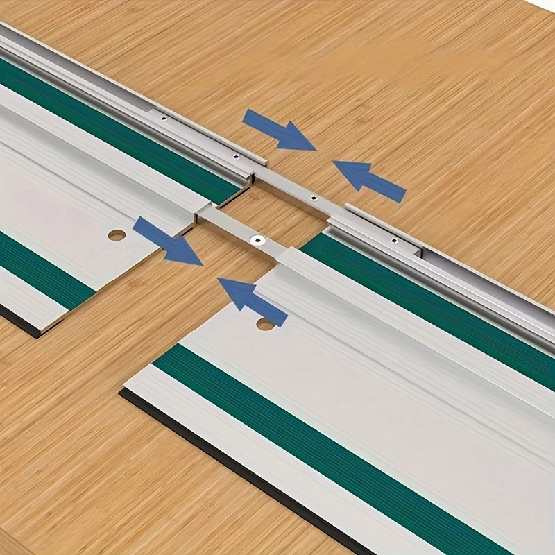 2Pc/set 800mm Track Saw Track Guide Rail Aluminum Extruded Guided Rails for Circular Saw Track Straight Cut DIY Woodworking Tool