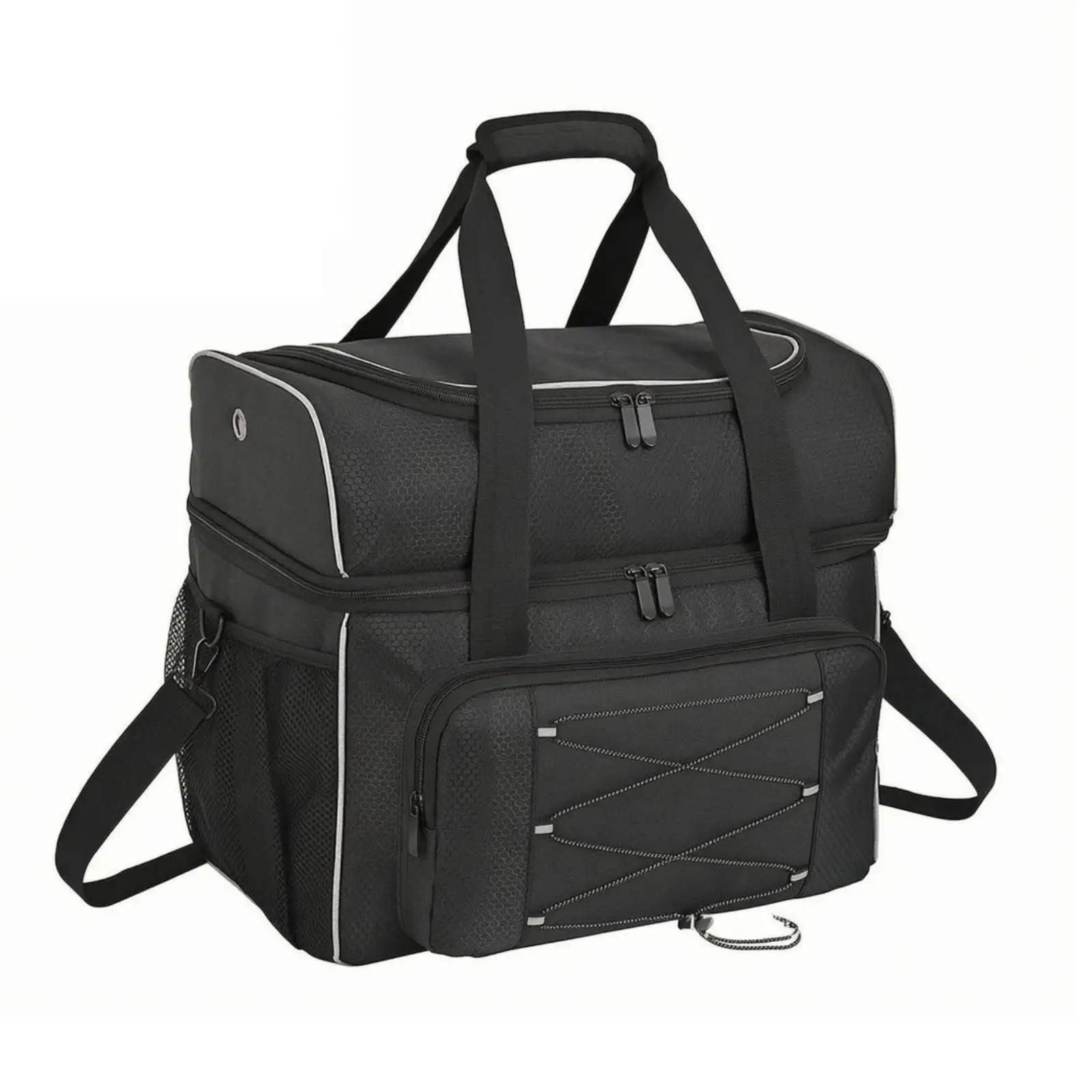 bowling-equipment-bag-with-anti-slip-feet-multi-compartment-nylon-bowling-bag-with-shoulder-strap-spacious-portable-for-bowlers