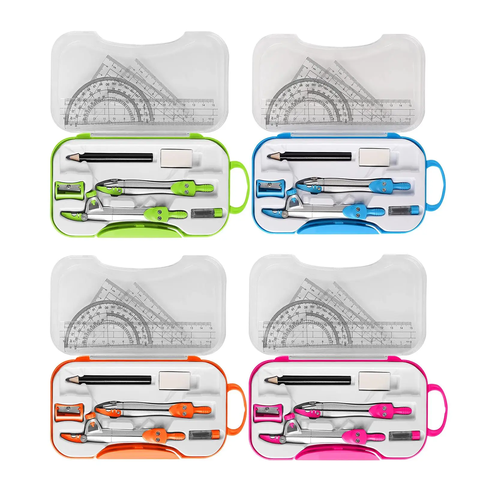 

Полный набор геометрии с компасом, и линейкой для студентов и профессионалов