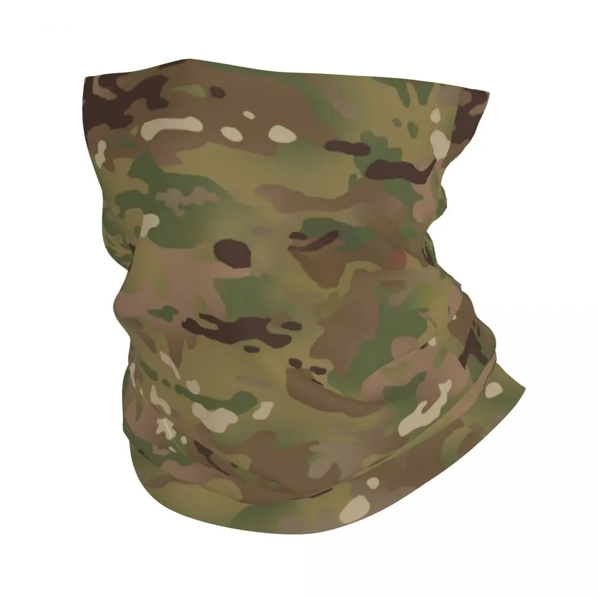 Woodland Camo Bandana Neck ghetta sciarpa avvolgente stampata copricapo multiuso equitazione Unisex adulto per tutte le stagioni