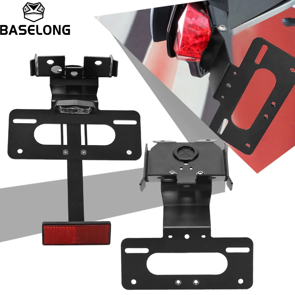 

Motocross License Plate Holder LED Signal Lights Fenders For Gas Gas SM 700 ABS GASGAS ES700 SM700 ABS ES 700 ABS 2022 2023 2024