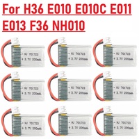 1-20pcs 3.7v 200mah 701723 LIPO Battery For H36 E010 E010C E011 E013 F36 NH010 RC Quadcopter Spare parts 3.7 v battery