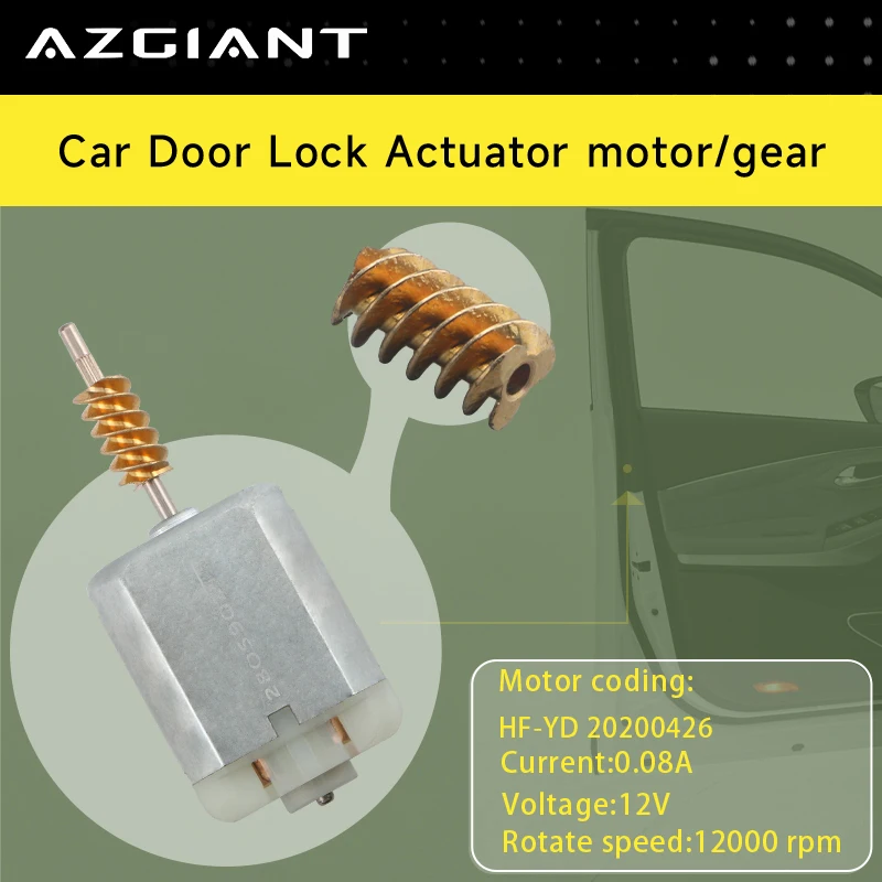 

Car Door Lock Actuator motor HF-YD 12V Worm 3T Disassembly Tools For 2005-2012 Renault Clio III MK3 internal replacement parts