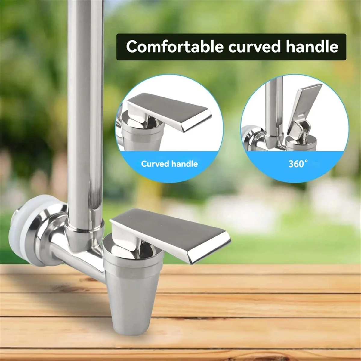 

【Fast Delivery】Sight Glass Spigot 13inch Steel Spigot with Clear View Water Level for and Waterdrop Water Filtration System