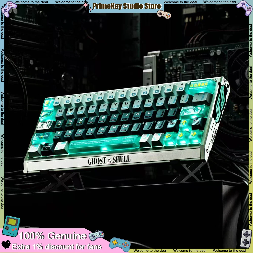 IQUNIX x EV63 Ghost in The Shell Cybernetic Core Co-branded Esports Magnetic Switch Gaming Keyboard Wired Single-mode Keyboard