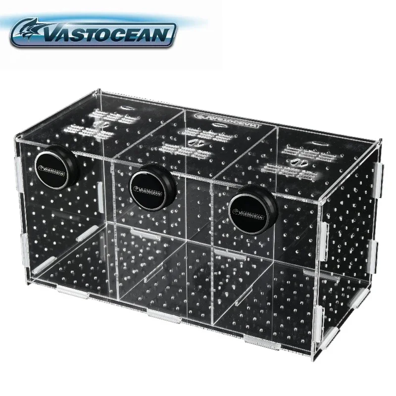 VASTOCEAN Fish Tank Magnetic Combined Acrylic Hatching Isolation Box Breeding Box Izolation Box Ovipositor Akwarium Supplies