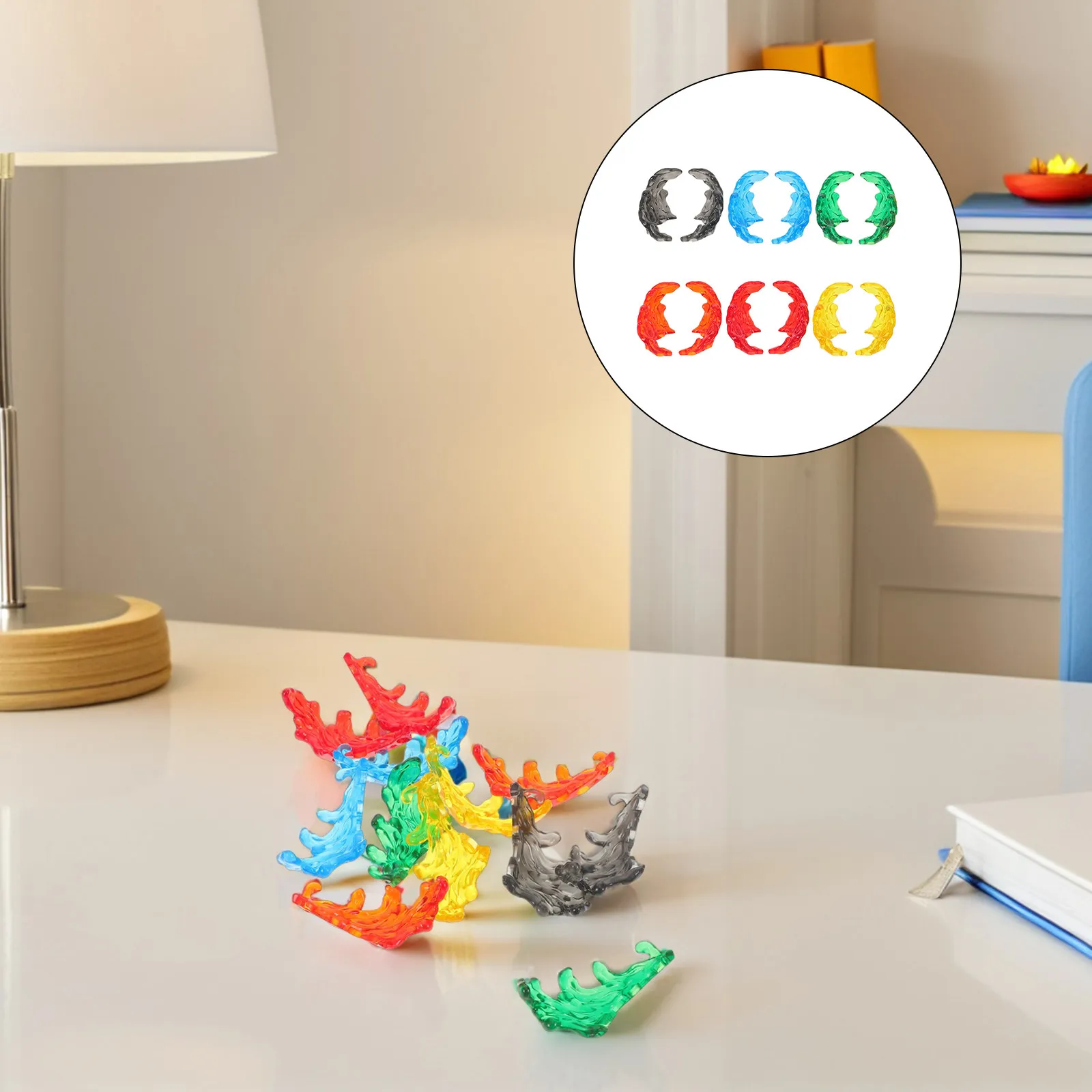 

Набор из 12 аксессуаров с эффектом пламени для декораций на Хэллоуин и демонстрации фигурок