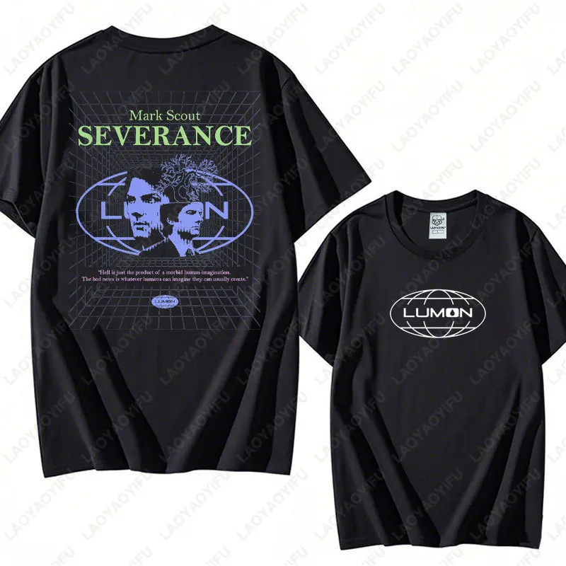 2025 قطع الموسم 2 س الرقبة التي شيرت لومون ماكروداتا صقل الجرافيك تي شيرت متعة النساء الرجال تيز Ropa Mujer Camisa Camisetas