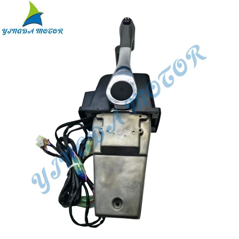 

High quality Dual Lever Console Top Mount Remote Control Box 67200-93J15 For Suzuki Outboard Engine DF25 To DF200 DF250