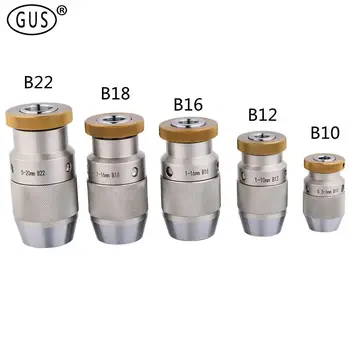 Mandrin de perçage auto-serrant B10 B12 B16 B18 B22, support d'adaptateur sans clé, outils de fraisage de tour CNC, convertisseur de mandrin de perceuse Morse