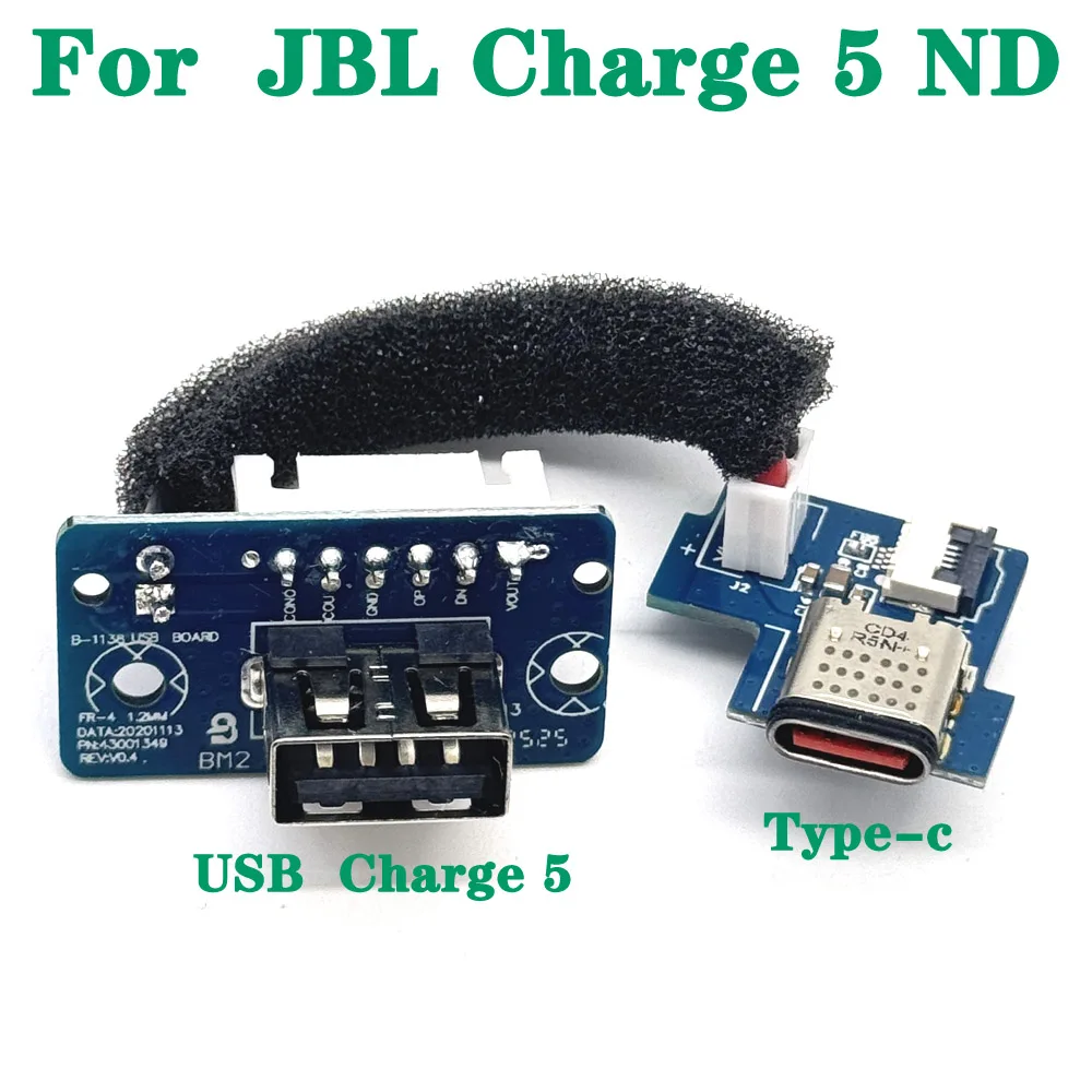 

1/3PCS For JBL CHARGE5 Power Supply Board Original Connector For JBL Charge 5 ND Type c USB Charge Port