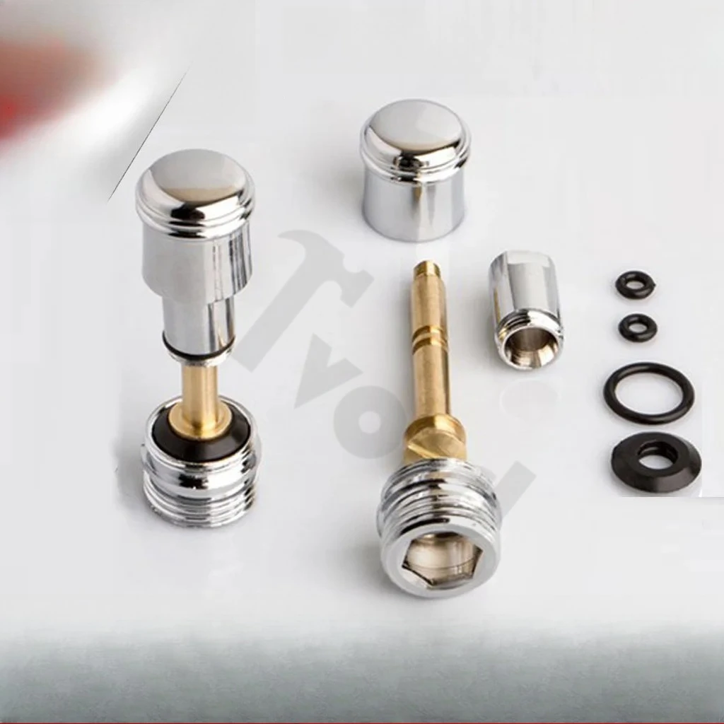Faucet Separator Throttle Diverter Three-way Mix Valve Switch Shower Faucet Switch To Diverter Copper Rod Pull Cap Accessories