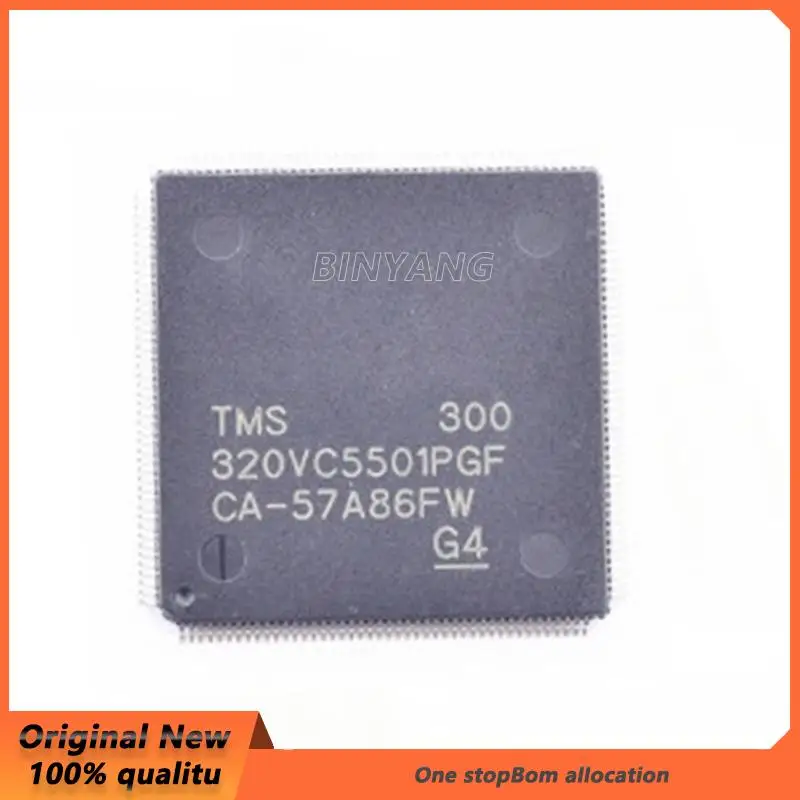 1-10PCS TMS320VC5501PGF300 QFP176 TMS320VC5501PGF QFP-176 TMS320VC5501 320VC5501 New and original