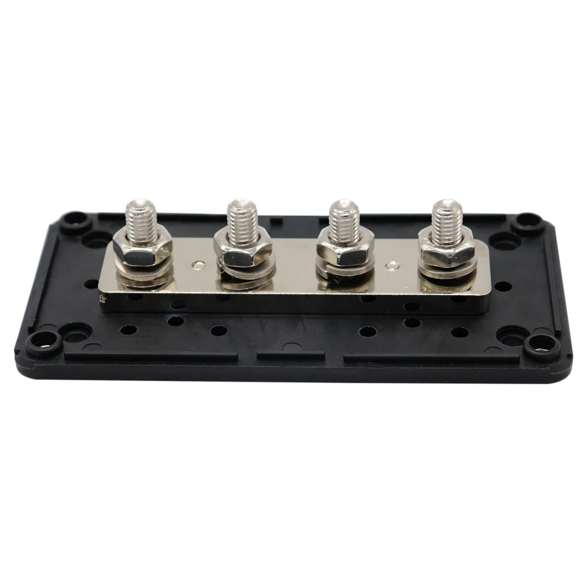 

4 Terminal Studs 300A Heavy Duty Bus Bar Power Distribution Block with M8 Terminals for Car Boat Rv Solar Glass Fiber Reinforced