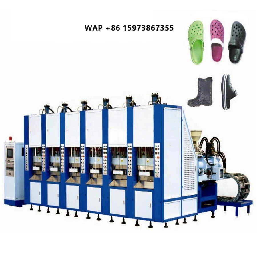 Fully Automatic Flip Flop Slipper Sandal Making Machine EVA Sole Foam Moulding Machine