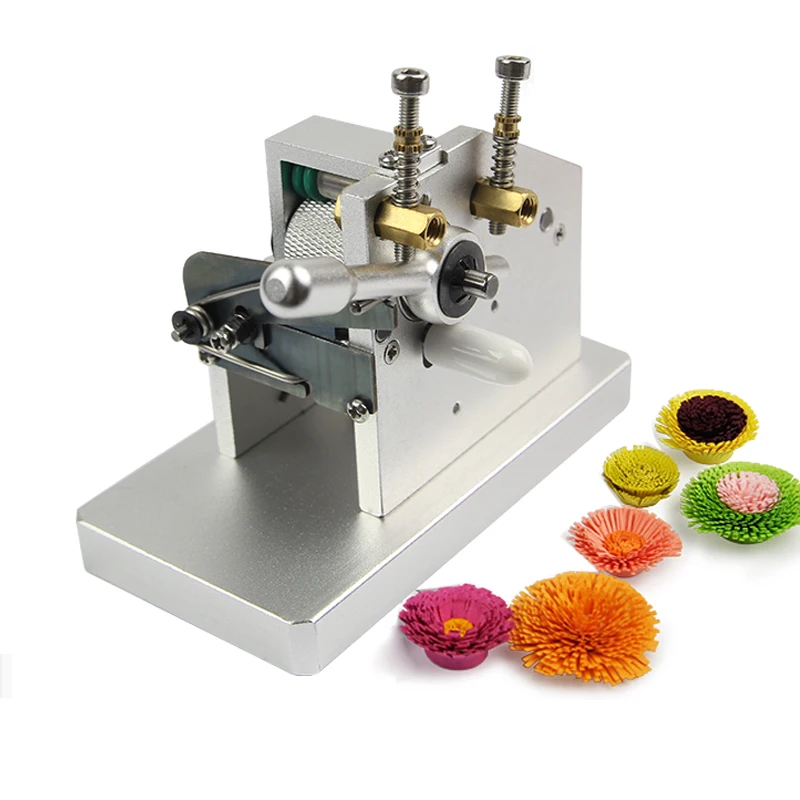 DIY Manual Paper Quilling Machine Paper Art Tassel Cutter Machine 3D Color Paper Cutting Roll Machine Paper Flower Making Tool