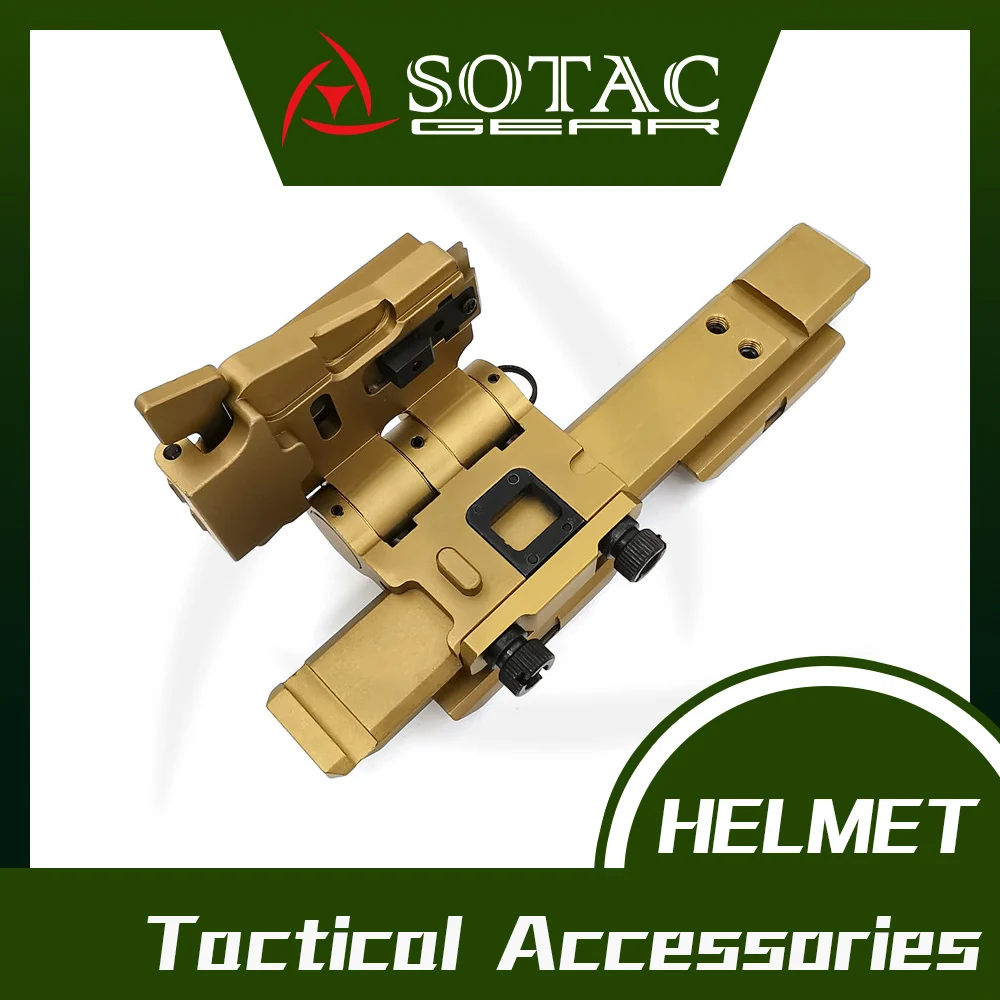 

CNC Flip Mount Riser System Side Flip Mount Sets 0.61" 5/8" for G33 G43 3X Magnifier and Exps3 Holographic Sight SOTAC-GEAR