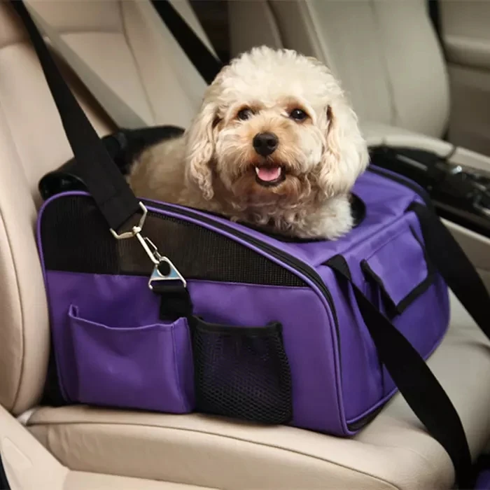 

2025 Custom New Arrival Nylon Pet Products Backpack Fashion Customized Dog Cat Carrier for Car Travel