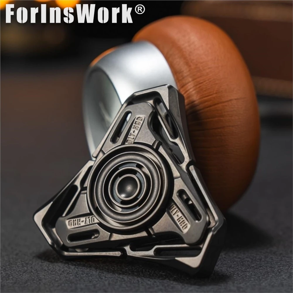 ZEUS PLAN STUDIO HADES GAUNGZHOU Show‑Limited Edition Black Stone‑Washed Stainless Steel Beginner‑Friendly Fidget Spinner