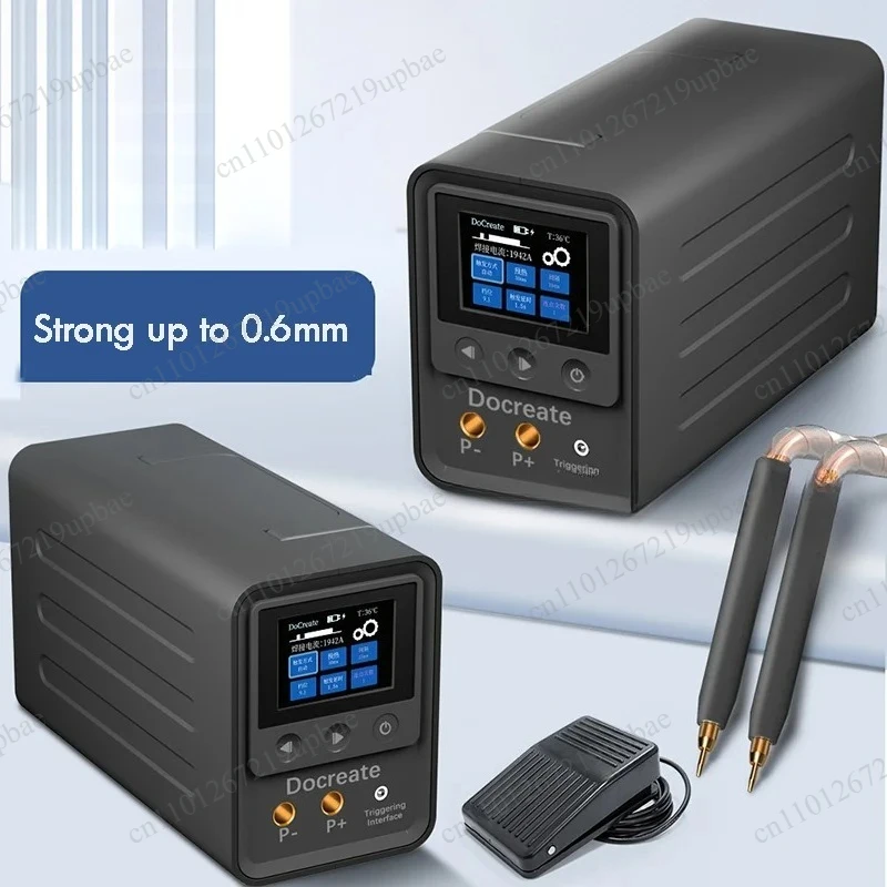 Docreate‑705 Farad Capacitor Spot Welder High Power 2.4 Inch Color Screen DIY Nickel Sheet Welding Machine